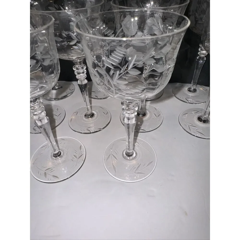 Spode by Rock Sharpe Set of 10 Crystal Liquor Cocktail Vintage Glass 5.5
